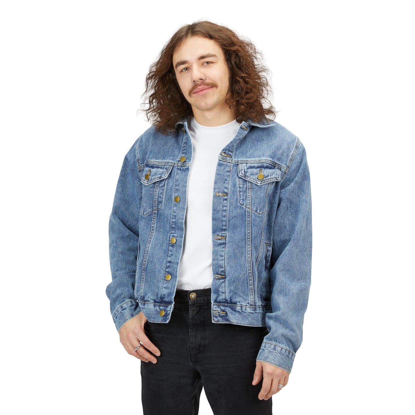 Nubia Eyes Beyond Time Denim Jacket