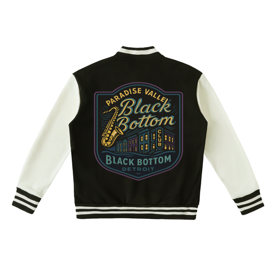 Paradise Valley Two-Tone Fleeced Varsity Jacket