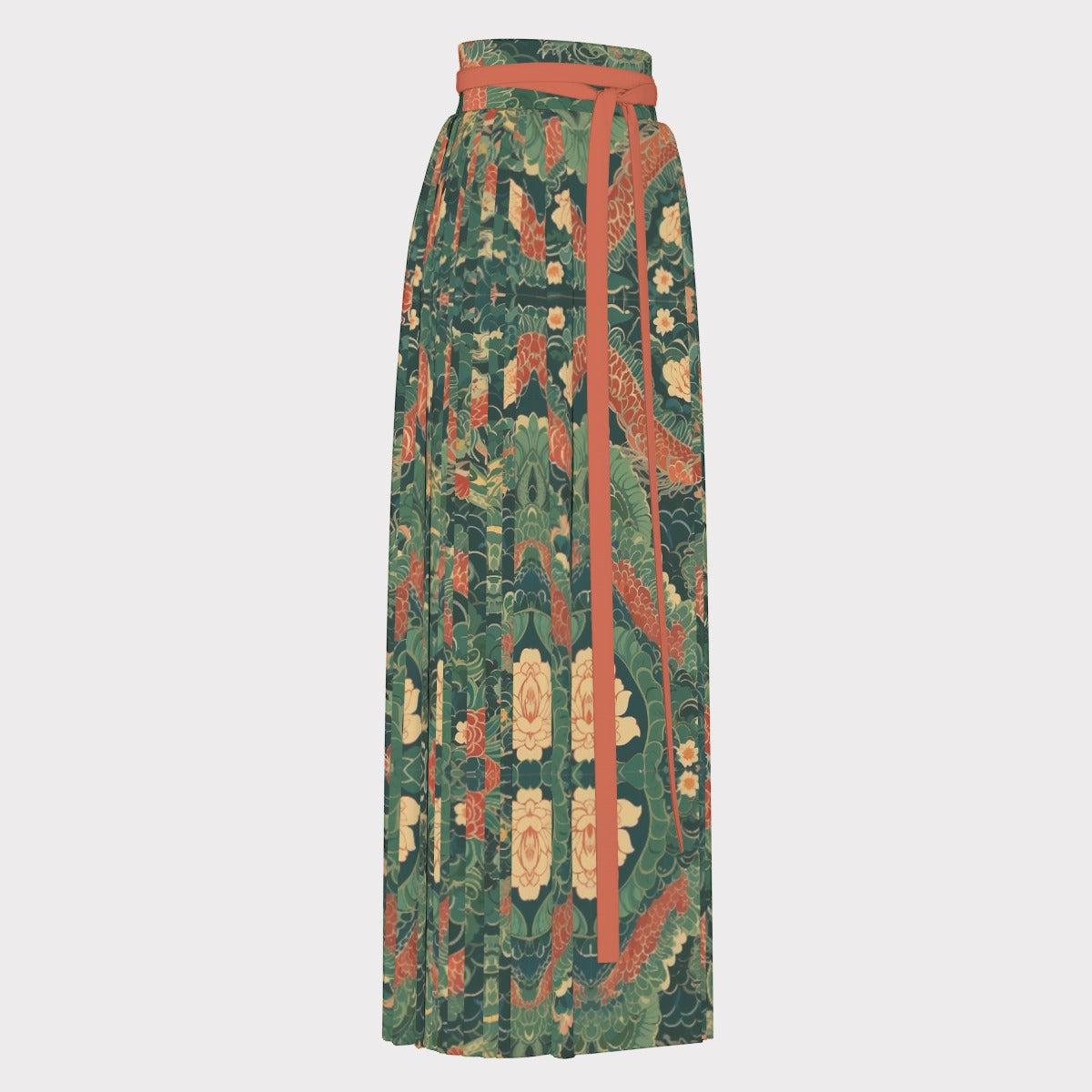 Jade Dragon Edo Japanese Vintage Skirt