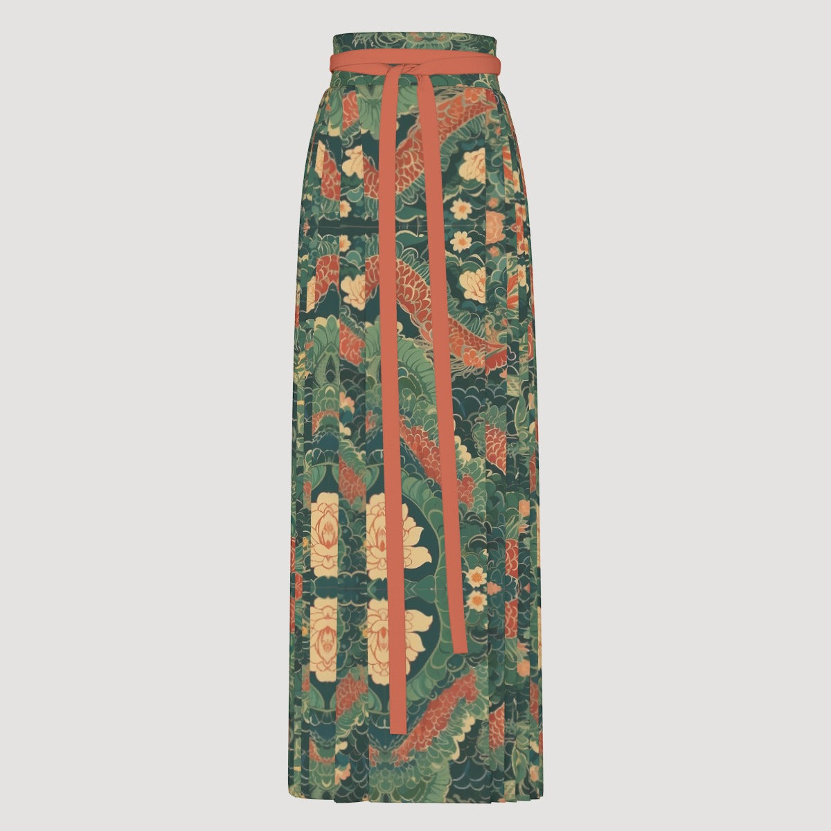 Jade Dragon Edo Japanese Vintage Skirt