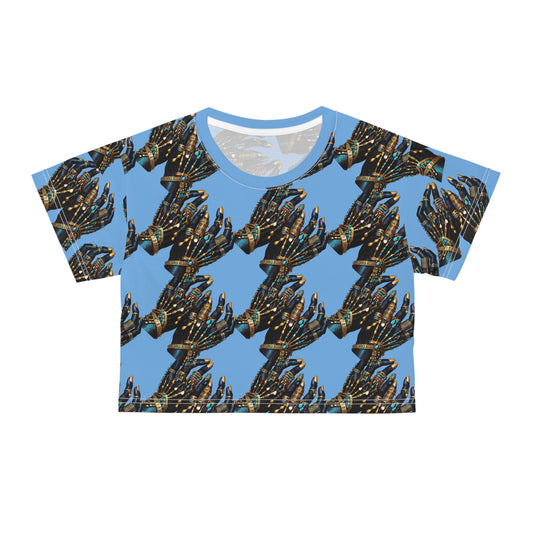 GRANDMA'S HANDZ CROP PRINT