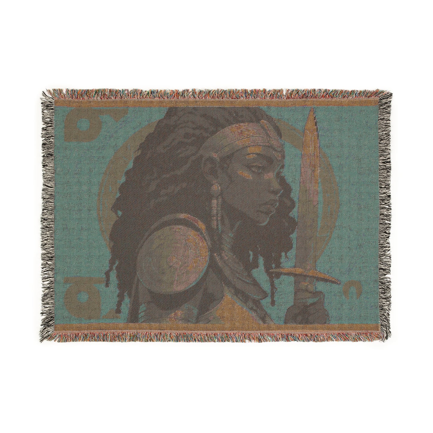 Moorish Warrior Queen Protective Blanket