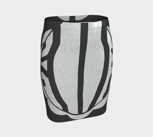 SHELLBOUND OSSUARY COLUMN PENCIL SKIRT