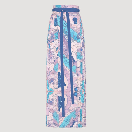 Pink Dragon Japanese Vintage Skirt