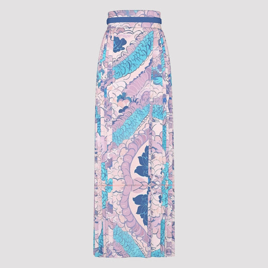 Pink Dragon Japanese Vintage Skirt