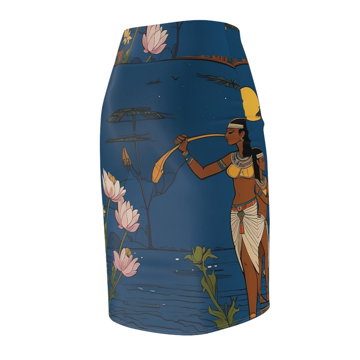 Boho Floral Women's Pencil Skirt - Elegant Design for Every Occasion