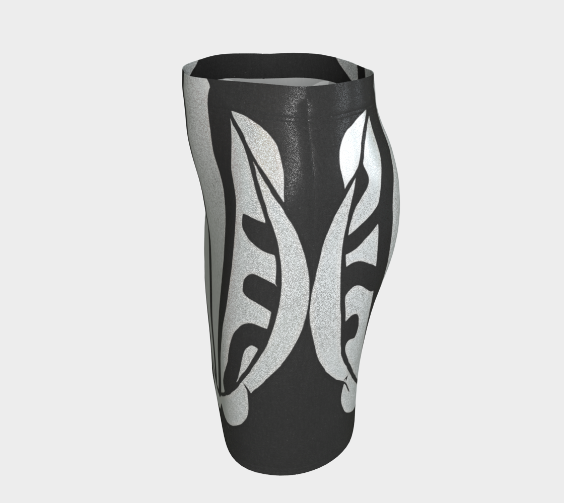 SHELLBOUND OSSUARY COLUMN PENCIL SKIRT