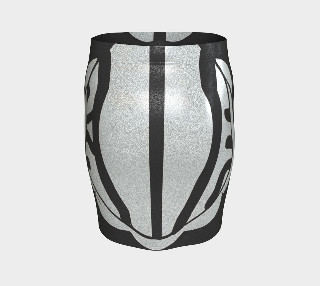 SHELLBOUND OSSUARY COLUMN PENCIL SKIRT