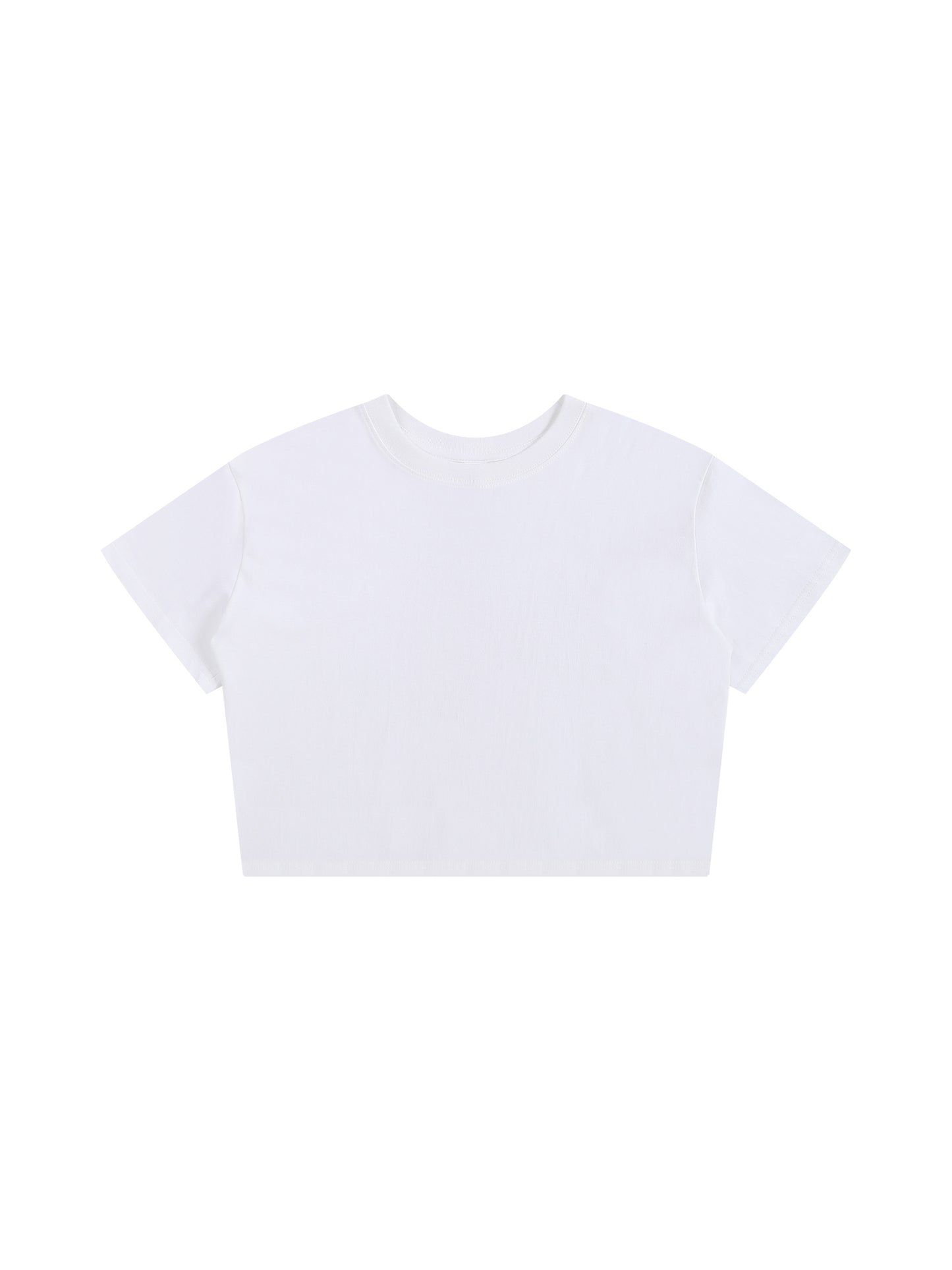 Black Bottom Baby Tee Seamless T-Shirt - 200 GSM